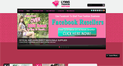 Desktop Screenshot of lynnsfashionboutique.com
